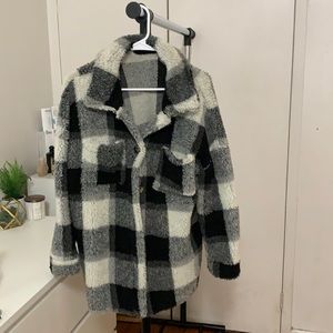 Black & White Shacket